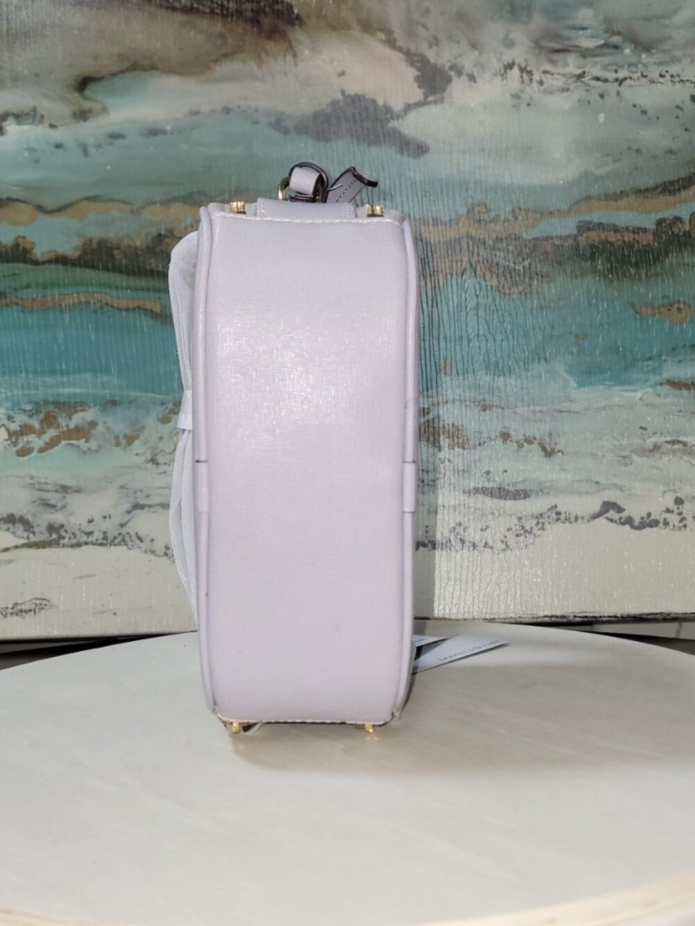 Dooney & Bourke Sawyer Crossbody -Gray Saffiano Leather Crossbody   [Item #HL15] - Picture 7 of 16